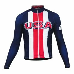 Assos Long Sleeve Thermal Jersey - USA Cycling
