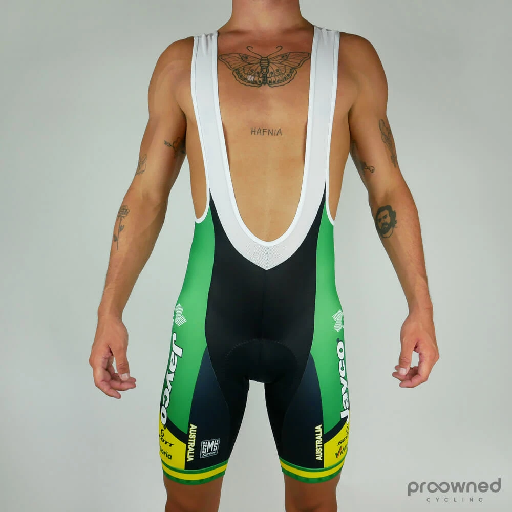 Santini BIB Shorts - Intech Gel - Australian National Team