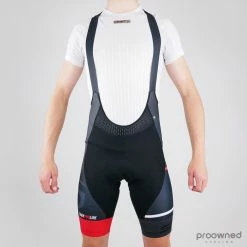 BIB Shorts Black/Red - Saby Sport