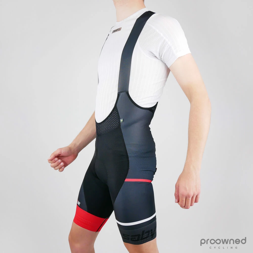 BIB Shorts Black/Red - Saby Sport - Billede 2