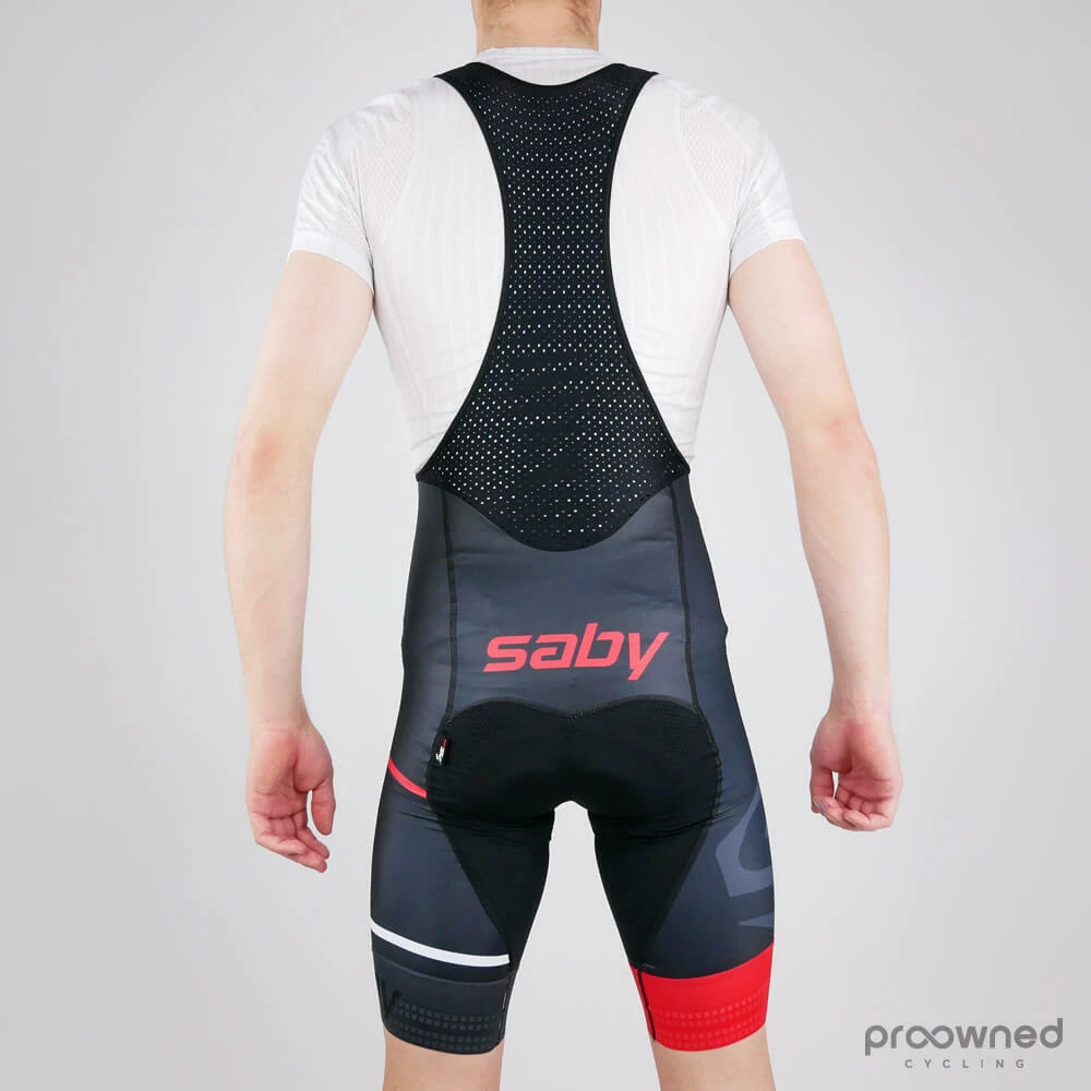 BIB Shorts Black/Red - Saby Sport - Billede 3
