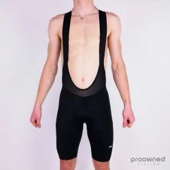 FTECH X-Over Total Men Black Bib Shorts