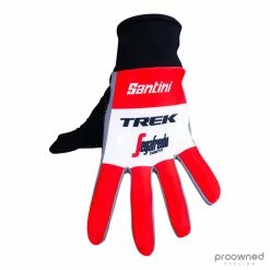 Santini Vega Light Gloves - Trek-Segafredo
