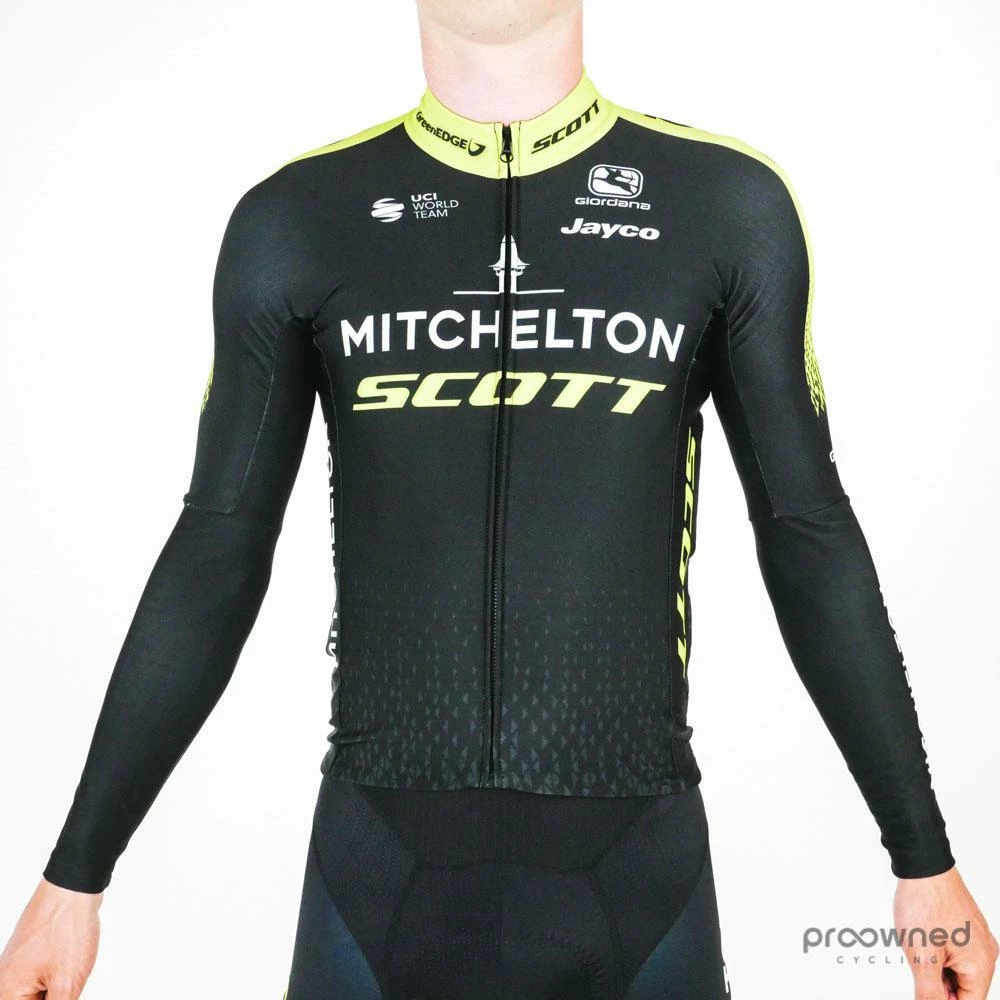 Giordana G Shield Long Sleeve Thermal Jersey - Mitchelton-Scott