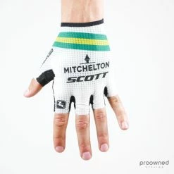Giordana Race Gloves - Australian Champion - Mitchelton-Scott