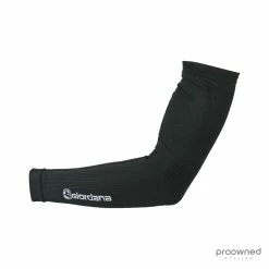Giordana Knitted Heavy Weight Arm Warmers - Grey/Black