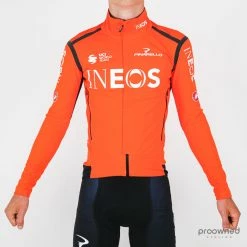 Castelli Perfetto RoS Long Sleeve Jacket - Orange - Team Ineos