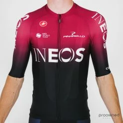 Castelli Aero Race 6.0 Short Sleeve Jersey - Team Ineos