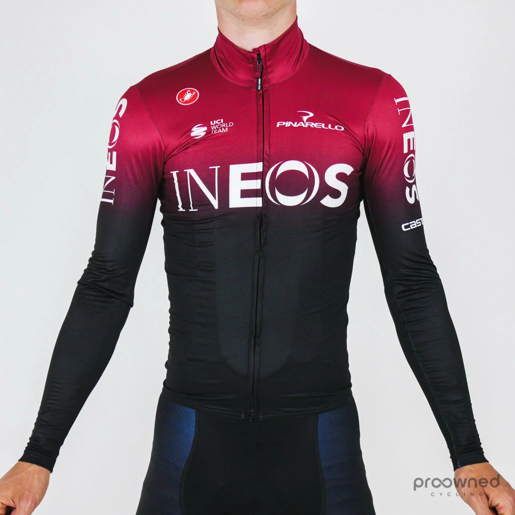 Castelli Mid Weight FZ Long Sleeve Jersey - Team Ineos