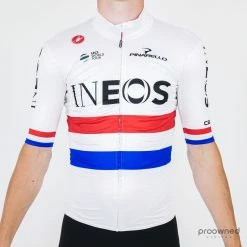 Castelli Mid Weight Short Sleeve Jersey - Great Britain Champion - Team Ineos