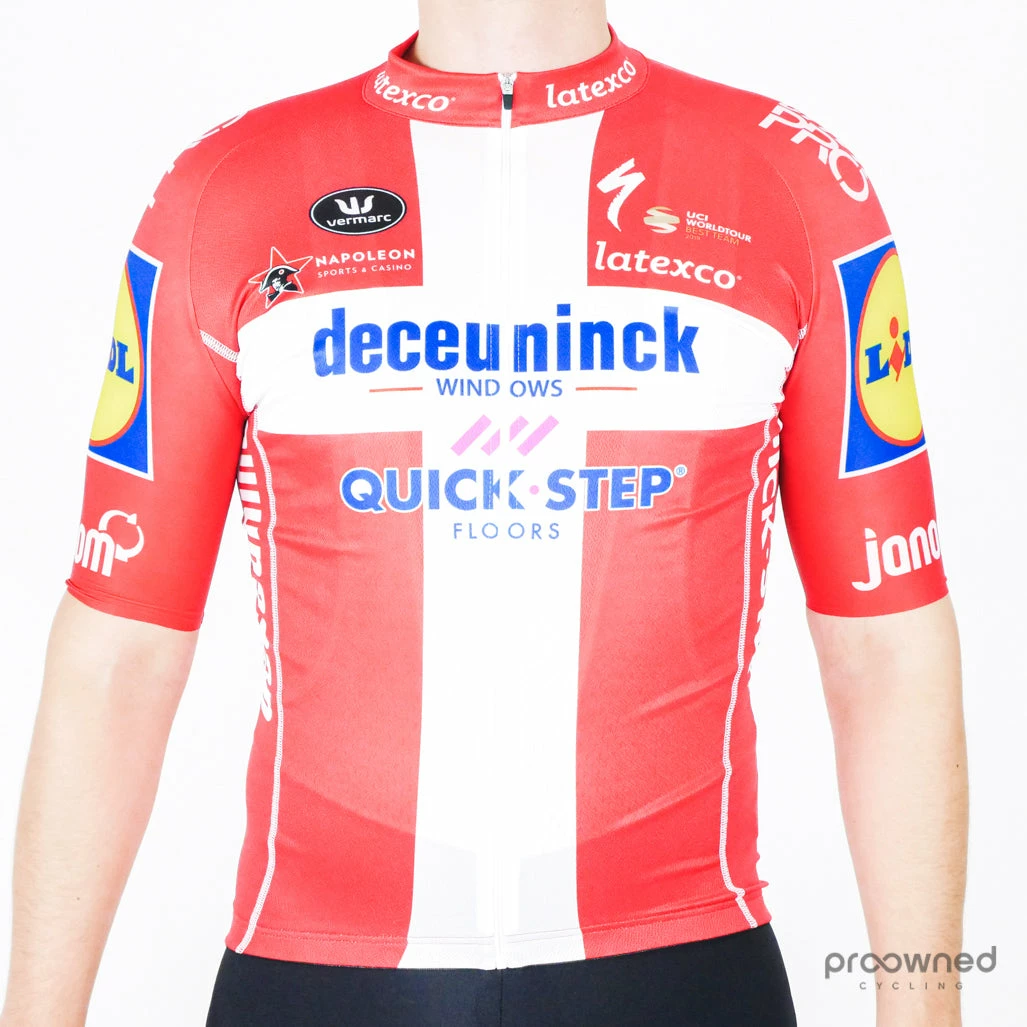 Vermarc SP.L Aero Short Sleeve Jersey - Danish Champ. - Deceuninck Quick-Step