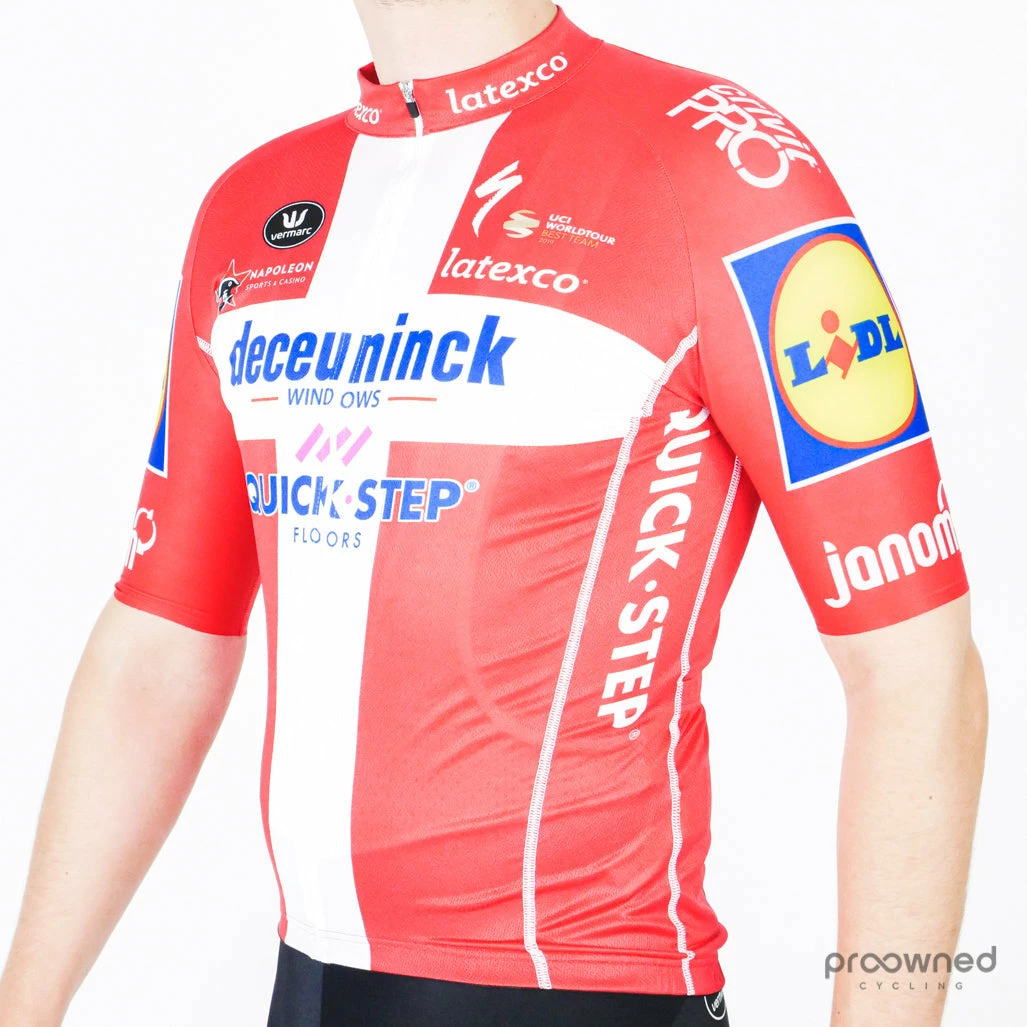 Vermarc SP.L Aero Short Sleeve Jersey - Danish Champ. - Deceuninck Quick-Step - Billede 2