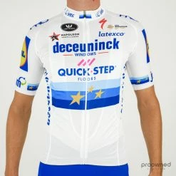 Vermarc SP.L Aero Short Sleeve Jersey - European Champ. - Deceuninck Quick-Step
