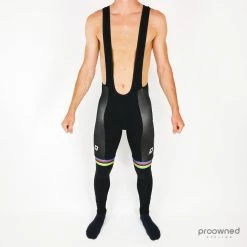 Doltcini BIB Tights Without Pad - Original Wout Van Aert World Champion - Véranda Willems-Crelan