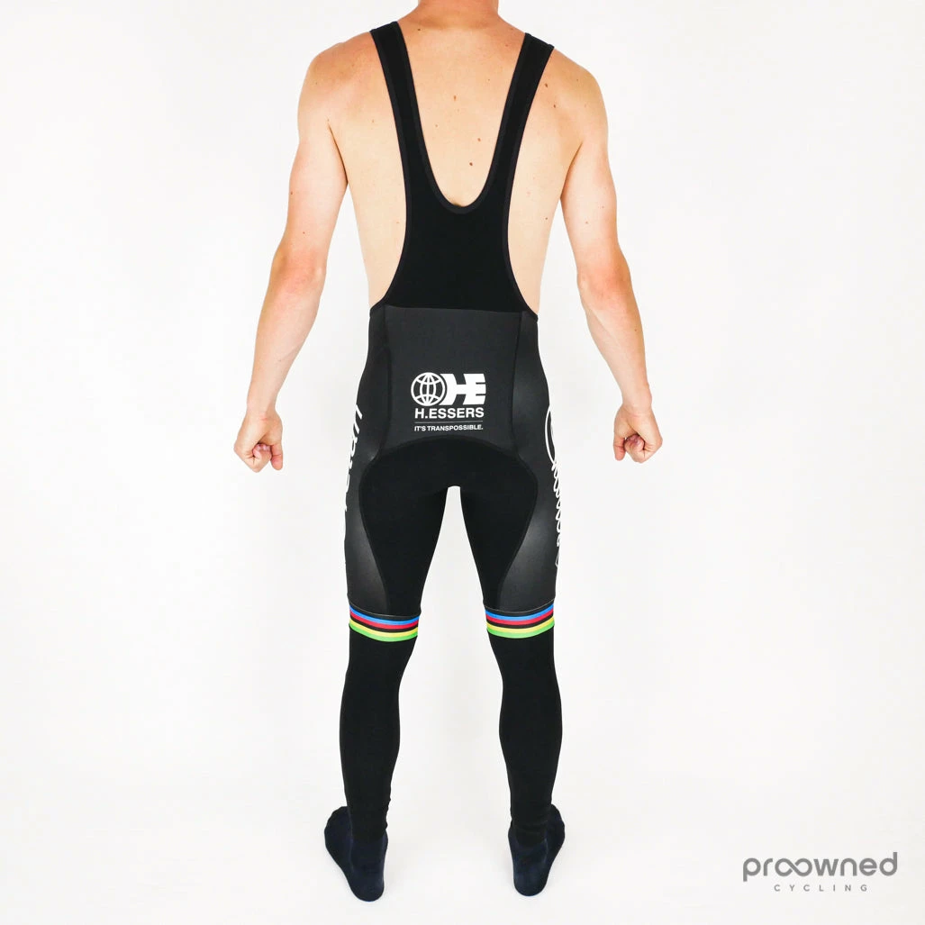 Doltcini BIB Tights Without Pad - Original Wout Van Aert World Champion - Véranda Willems-Crelan - Billede 3