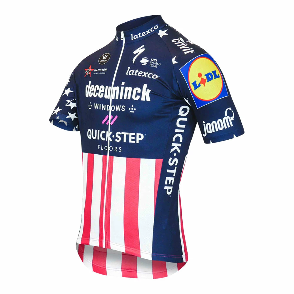Vermarc ES.L Short Sleeve Jersey - USA Champ. - Deceuninck Quick-Step - Billede 2