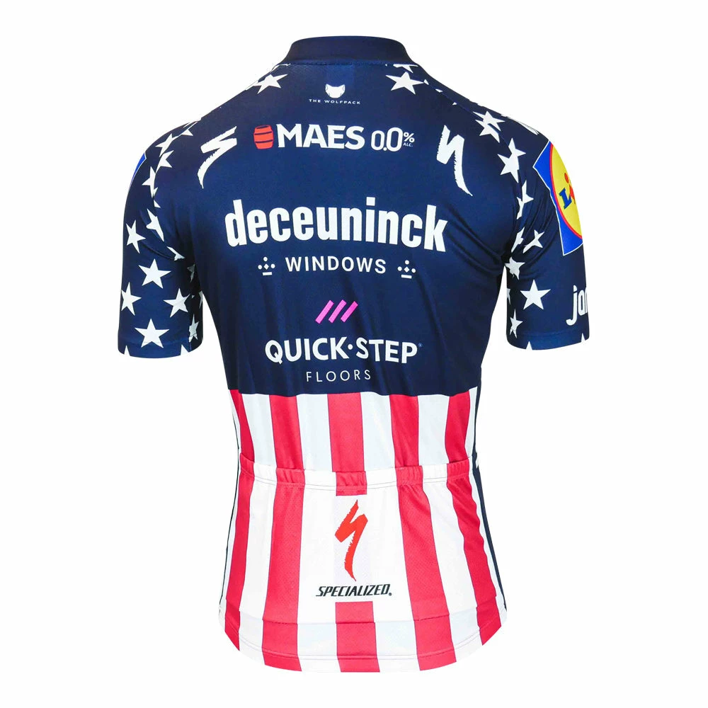 Vermarc ES.L Short Sleeve Jersey - USA Champ. - Deceuninck Quick-Step - Billede 3