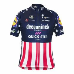 Vermarc ES.L Short Sleeve Jersey - USA Champ. - Deceuninck Quick-Step